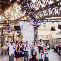 Purple Nightclub Wedding at Chateau | Little Vegas Wedding