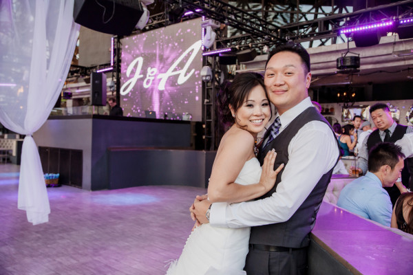 Purple Nightclub Wedding at Chateau | Little Vegas Wedding