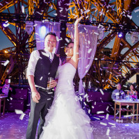 Purple Nightclub Wedding at Chateau | Little Vegas Wedding