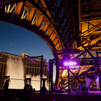 Purple Nightclub Wedding at Chateau | Little Vegas Wedding