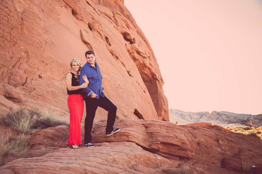 Desert Engagement | Little Vegas Wedding