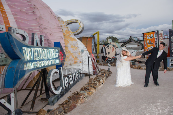Neon Museum Wedding | Little Vegas Wedding