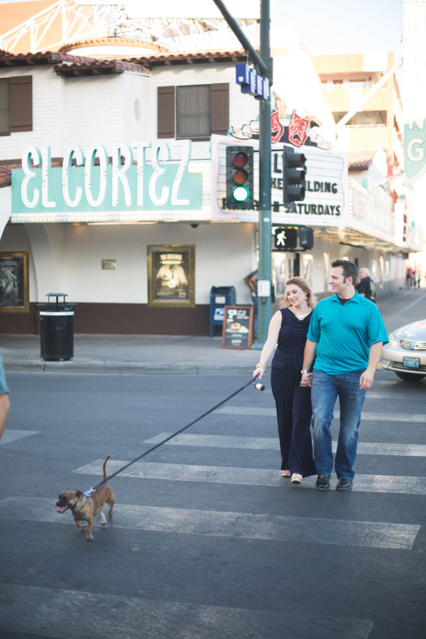 DTLV + Neon Museum Engagement | Little Vegas Wedding