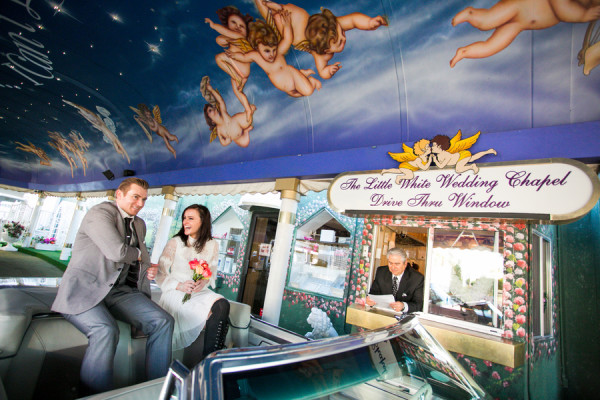 Drive Thru Wedding | Little Vegas Wedding