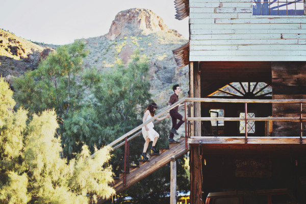 Desert Ghost Town Elopement | Little Vegas Wedding