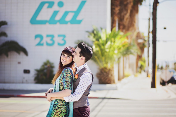 Downtown Las Vegas Engagement | Little Vegas Wedding