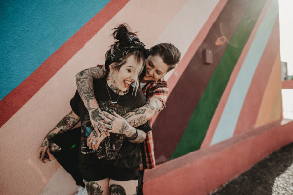 Downtown Vegas Anniversary Session | Little Vegas Wedding