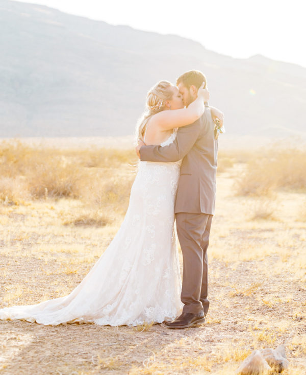 Dry Lake Bed Elopement | Little Vegas Wedding