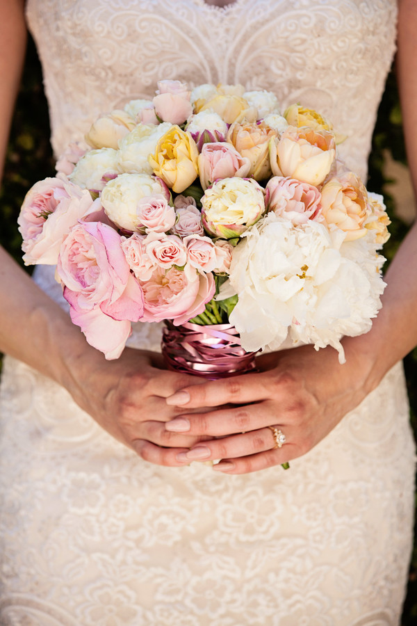 Gold and Blush Ombre Styled Vegas Wedding | Little Vegas Wedding