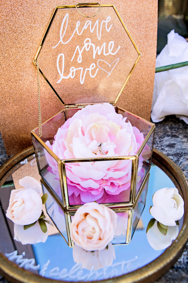 Gold and Blush Ombre Styled Vegas Wedding | Little Vegas Wedding