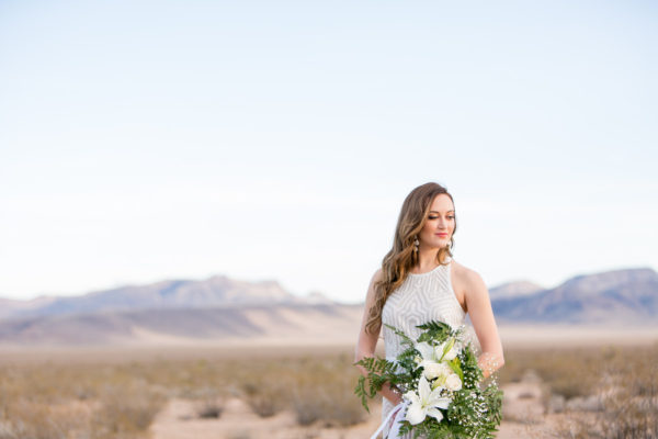 Joshua Tree Styled Elopement | Little Vegas Wedding by Hilary Colleen Photography