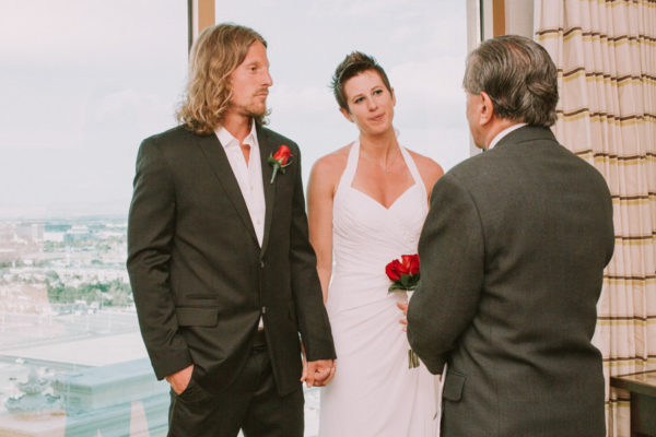 Intimate In-Suite Elopement at Mandalay Bay | Little Vegas Wedding