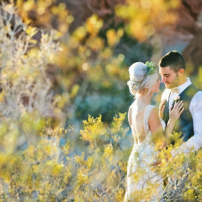 Modern Desert Elopement | Little Vegas Wedding