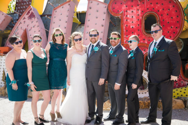 Unicorn Wedding at Neon Museum | Little Vegas Wedding by Taylored Photo Memories