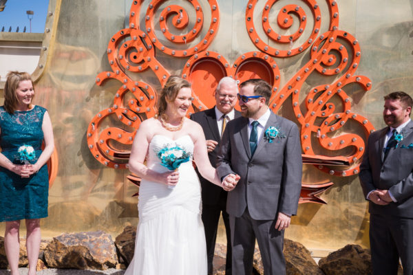Unicorn Wedding at Neon Museum | Little Vegas Wedding by Taylored Photo Memories