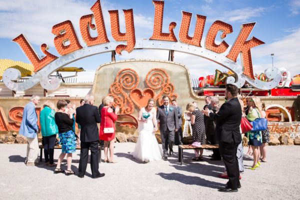 Unicorn Wedding at Neon Museum | Little Vegas Wedding by Taylored Photo Memories