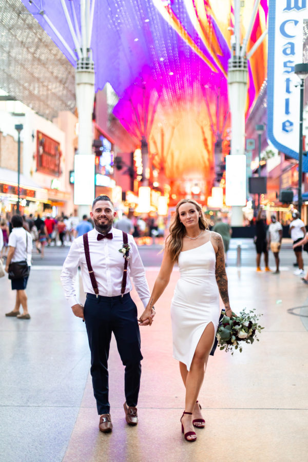 Downtown Vegas Elopement | Little Vegas Wedding